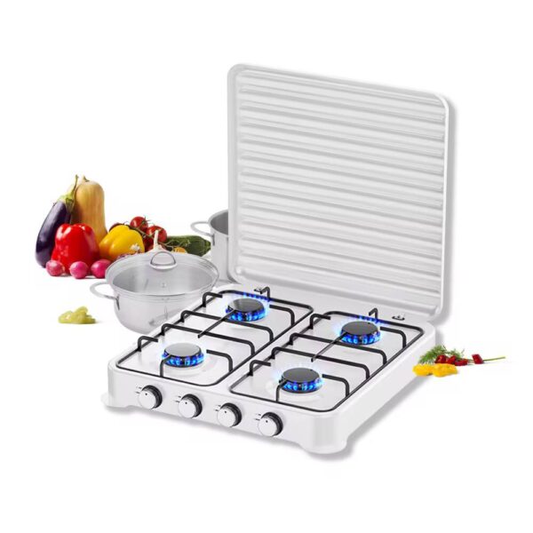 Precise 4-Burner Gas Hob - Control & Power