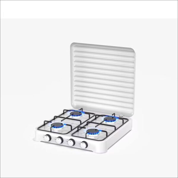 Precise 4-Burner Gas Hob - Control & Power