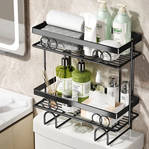 2 tier over the toilet shelf