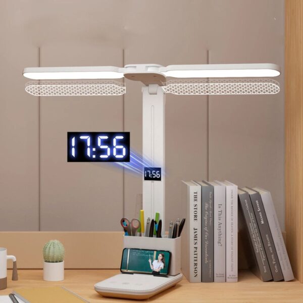 Cordless Study Lamp: Adjustable Brightness, Rechargeable