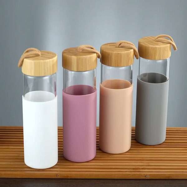 Leakproof Glass Bottle - Stylish Drinks On-The-Go