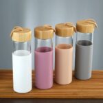 Leakproof Glass Bottle - Stylish Drinks On-The-Go