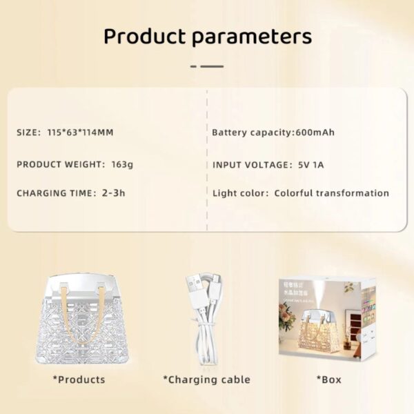 Stylish Crystal Humidifier: Breathe Easy at Home