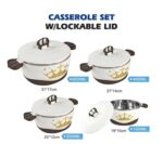 Hujiaqi 4 pcs food warmer