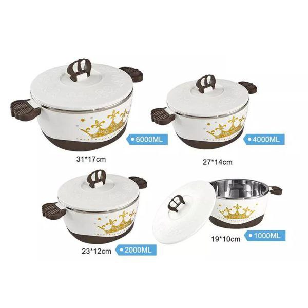 Hujiaqi 4 pcs food warmer