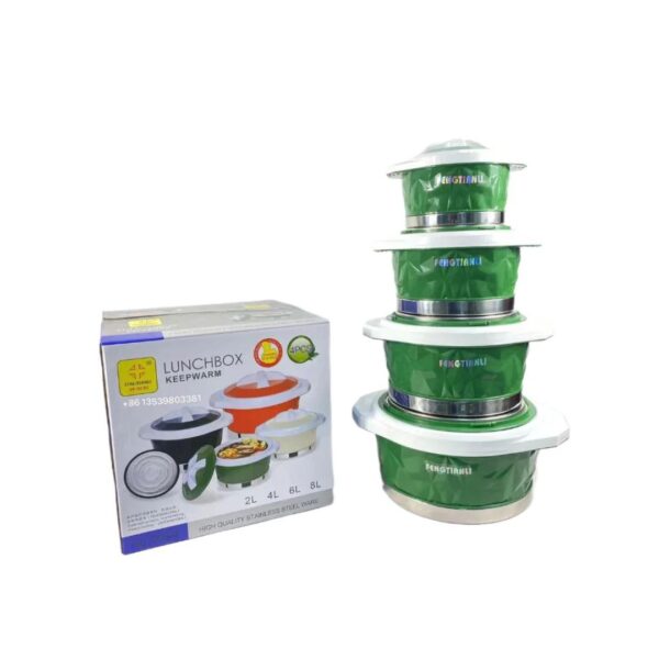 4 pcs insulated food warmer
