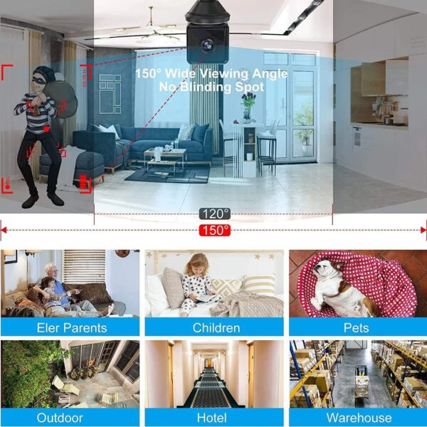 Security Camera: HD Wi Fi, Night Vision, Motion Detection
