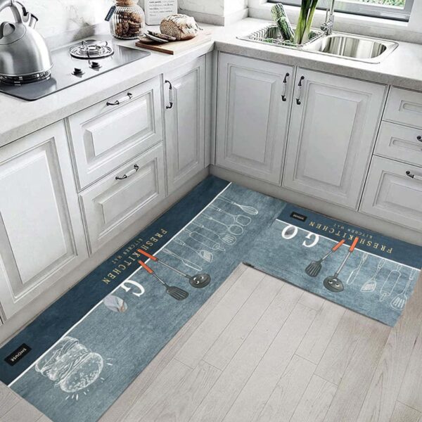 2 pcs Kitchen floor mat