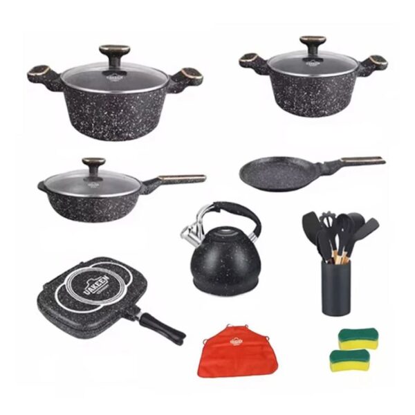 UCC LIFE Granite cookware set