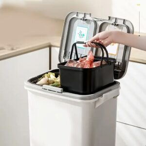 34 litters modern trash bin