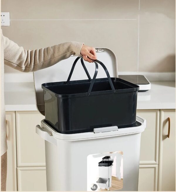 34 litters modern trash bin