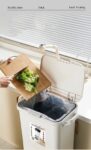 34 litters modern trash bin