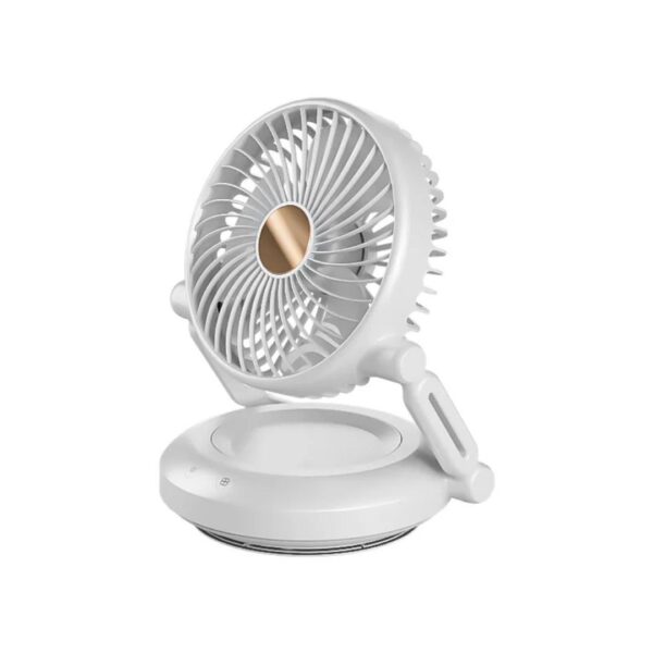 Portable folding fan