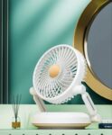 Portable folding fan