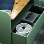 Portable folding fan