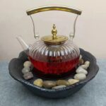 fire safe Glass kettle