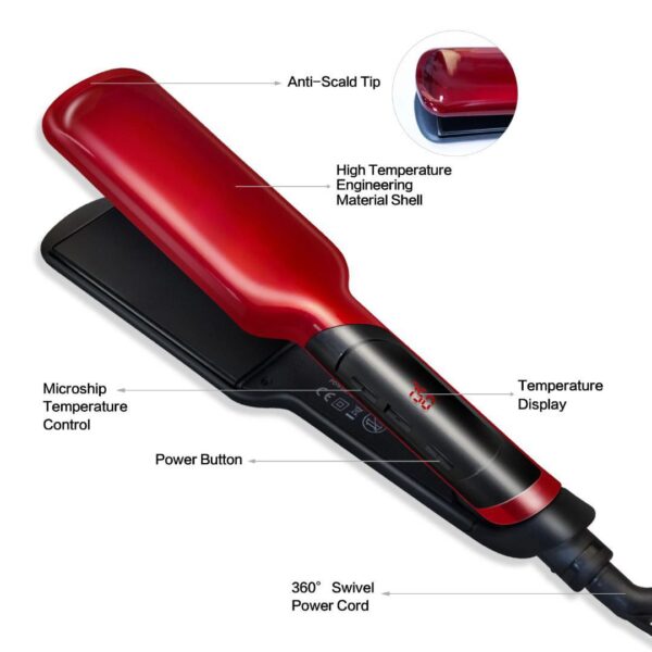 wear ceramic hair straightner