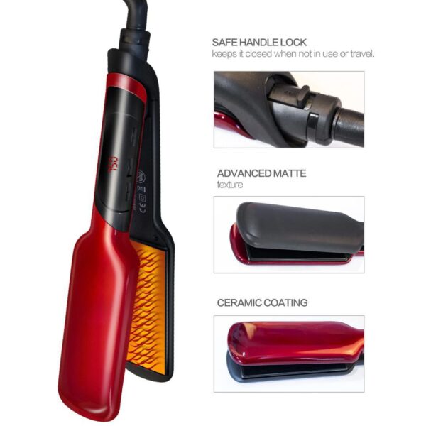 wear ceramic hair straightner