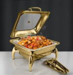 6 liters gold chaffing dish