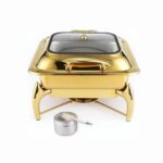 6 liters gold chaffing dish