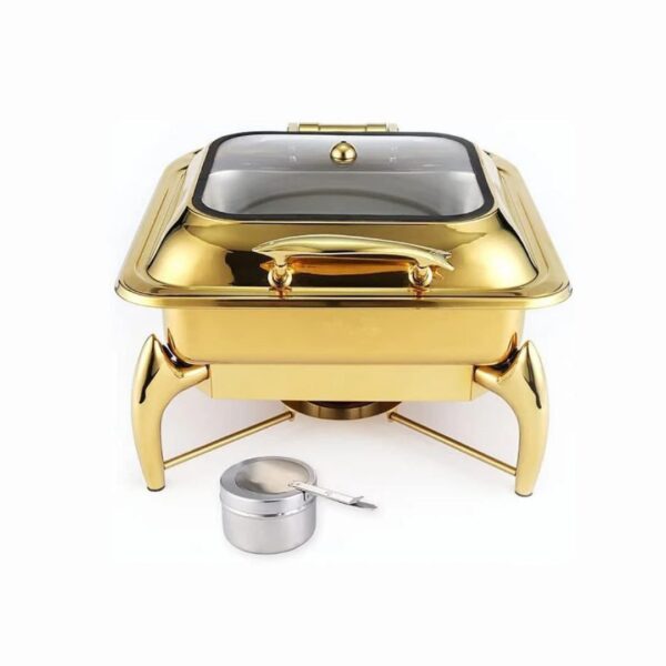 6 liters gold chaffing dish