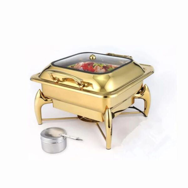 6 liters gold chaffing dish