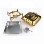 6 liters gold chaffing dish