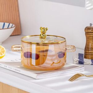 Glass cooking pot