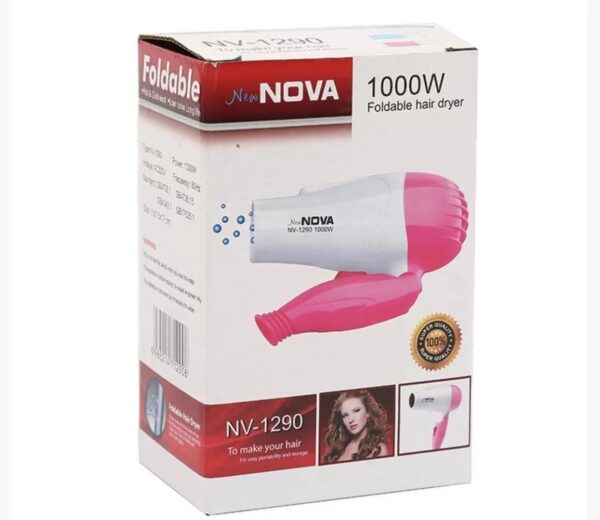 Portable foldable hair dryer
