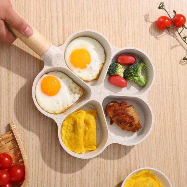 5 holes frying pan