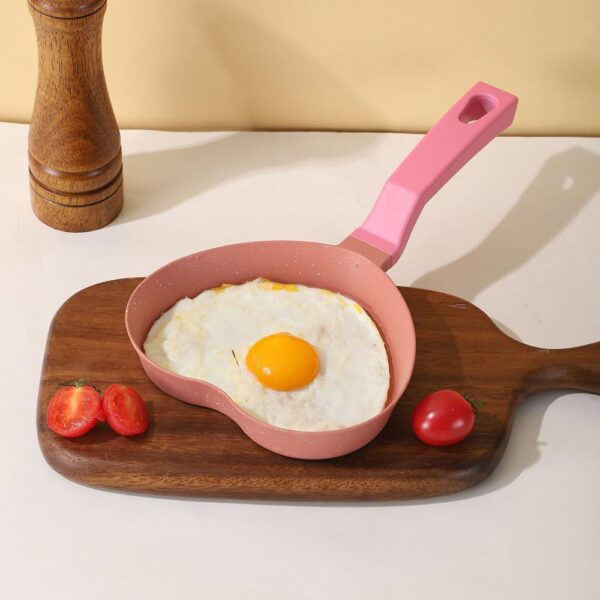 mini heart shaped frying pan