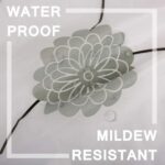 Water prof shower curtain