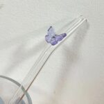 4 pcs glass straw