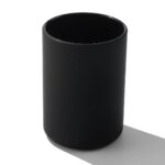 Modern 5-Piece Grey Plastic Bathroom Accessory Set