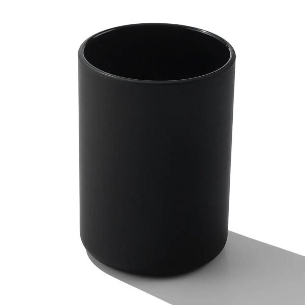 Modern 5-Piece Grey Plastic Bathroom Accessory Set
