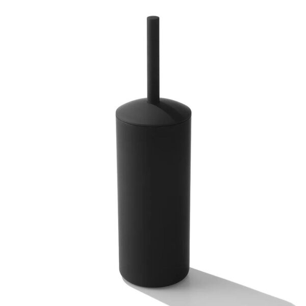 Modern 5-Piece Grey Plastic Bathroom Accessory Set