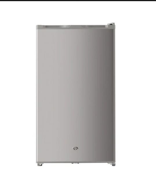 Syinix 93L Refrigerator - Brushed Titanium Grey with Deep Freezing