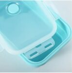 4 Set Collapsible Silicone Food Storage Containers with Lids