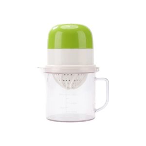 Manual Citrus Juicer and Lemon Squeezer with Built-in Reamer & Measuring Cup