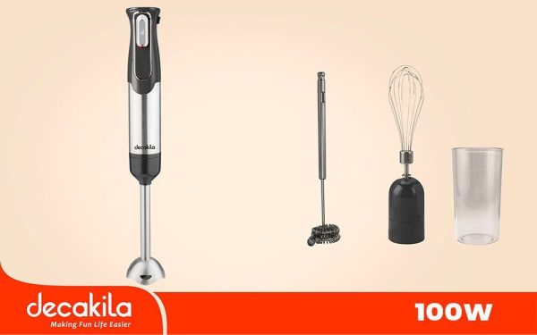 Decakila 100W 4-in-1 Rechargeable Cordless Immersion Hand Blender [KMJB024B]