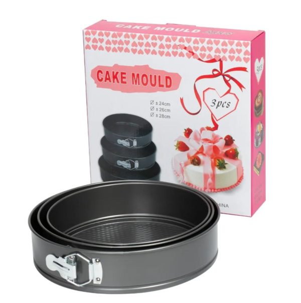 3 pcs cake mould