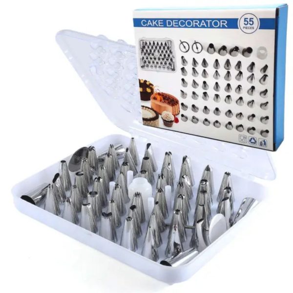 55 pcs Cake Decorating Supplies Kit