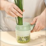 4-in-1 Handheld Electric Vegetable Cutter Set