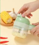 4-in-1 Handheld Electric Vegetable Cutter Set