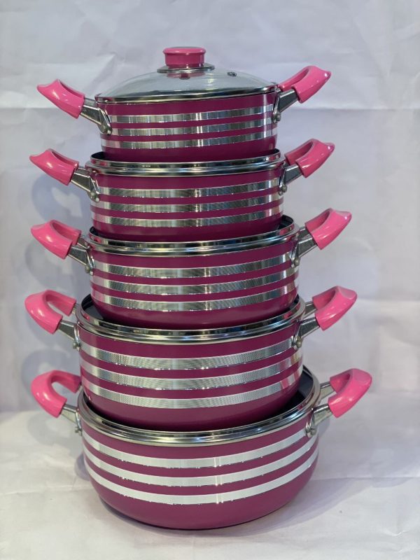 5 pcs ALUMINUM cookware