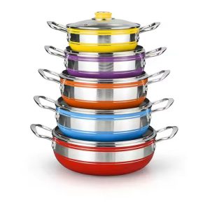 5 set Aluminum cookware