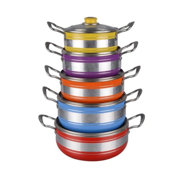 5 set Aluminum cookware