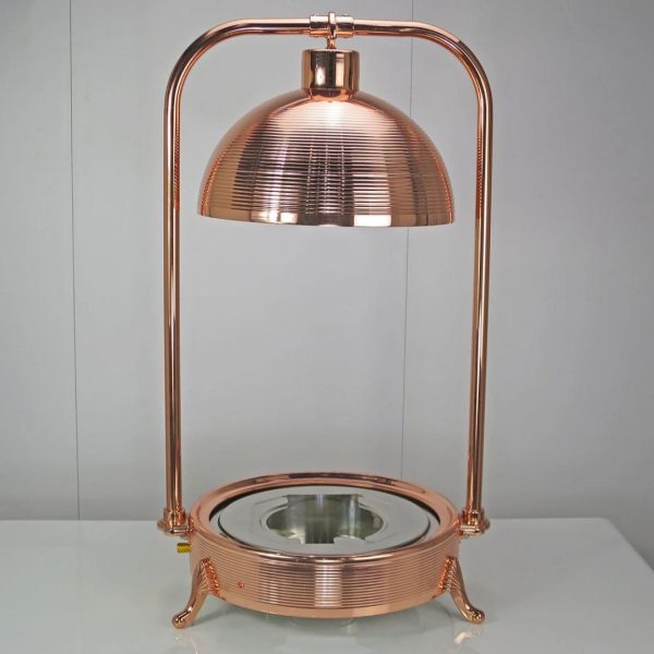 Chafing dish with heat lamp