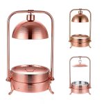 Chafing dish with heat lamp