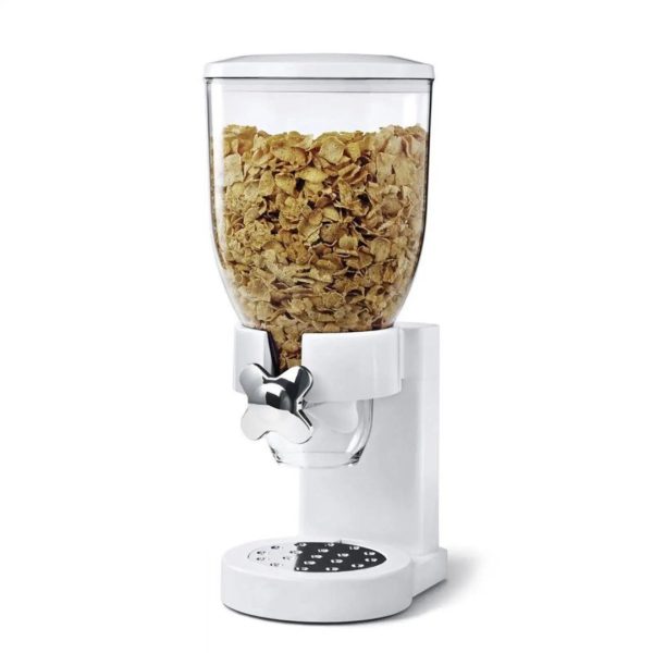 Single Dry Food Dispenser for Cereal with 3.5L Capacity